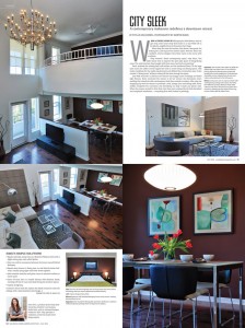 Residential loft remodel by Studio SIMIC featured in San Diego design magazine