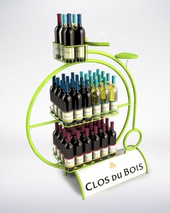 Fun Bicycle Themed Wine Display