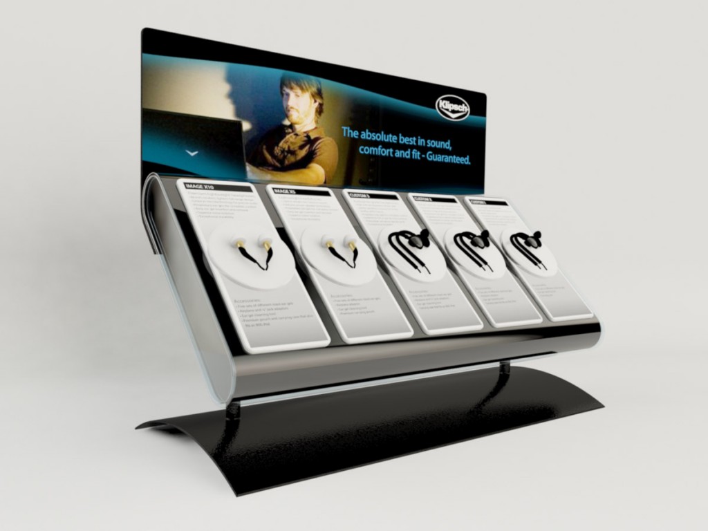 Point of Purchase Retail Display for Headphones • Studio SIMIC