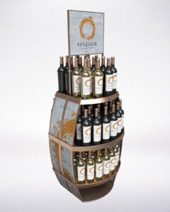 Barrel Style Wine Display
