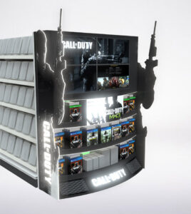 Best Buy Interactive End Cap Display Call Of Duty